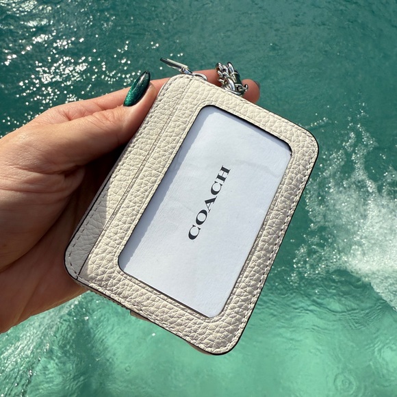 Coach Cosmic Rocket Zip Card Case With Chain - Picture 3 of 6